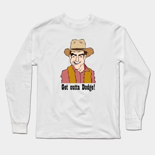 GUNSMOKE MATT DILLON T-SHIRT FAN ART Long Sleeve T-Shirt